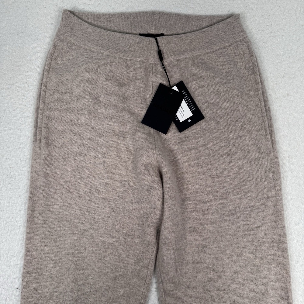 NEW NAADAM Recycled Cashmere Jogger Women's Small Oatmeal Beige Pant $195 - Picture 12 of 13